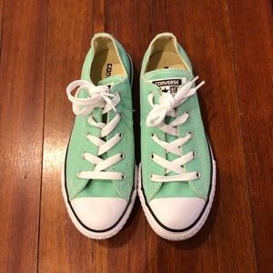 Mint Converse Shoes